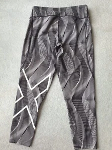 2XU Women’s Unique Grey Compression Tights - Size Medium - Picture 1 of 4