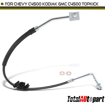 Manguera hidráulica de freno para Chevy C4500 Kodiak GMC C4500 Topkick delantero izquierdo Foto 1 de 4