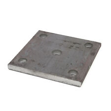 Stahl Ankerplatte mit 4 Befestigungslöchern Stahlplatte Bodenplatte