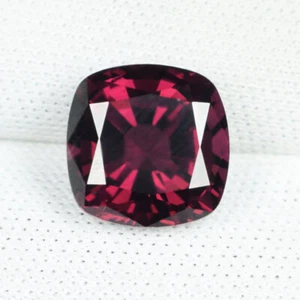3.60 ct HOT LUSTROUS PURPLE PINK NATURAL RHODOLITE GARNET SQ CUS See Vdo 3525 BC - Picture 1 of 2