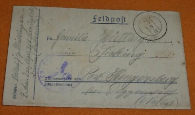 Feldpost Ersatz Regiment 301 Königsberg Sicking Hengersberg Landser Vignette '42 - Bild 1 von 4