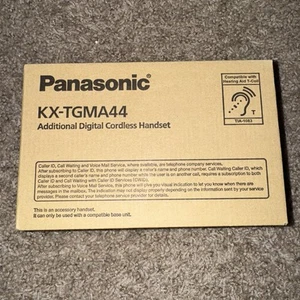 Panasonic KX-TGMA44W Additional Digital Cordless Handset White Telephone NEW! - Zdjęcie 1 z 6