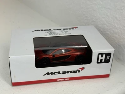 Kyosho 1:64 Minicar коллекции литой Mclaren P1 в оранжевый, новый в запечатанной коробке - Изображение 1 из 4
