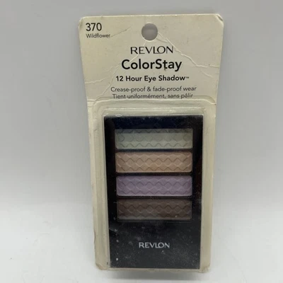 REVLON ColorStay 12-Hour Eye Shadow Quad 0.16 oz. 4.8g- WILDFLOWER #370 - Image 1 of 4