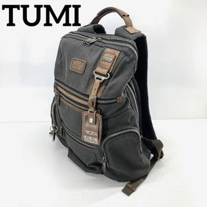 TUMI Alpha Rucksack Backpack Grey Travel Bag Business Used Japan Authentic - Picture 1 of 12