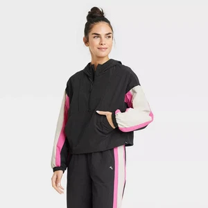 Joylab Women's Pullover Winter Hooded Windbreaker Jacket - Picture 1 of 13