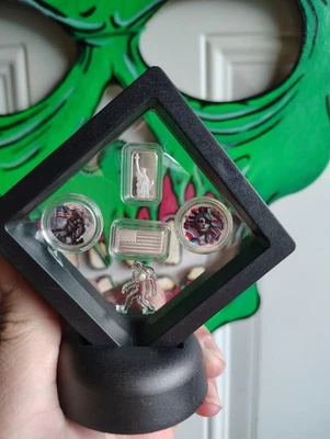 Premium Fractional Silver Lot. 4 - 1 Gram bars/rounds (Rare) in float w/bonus - Image 1 of 3