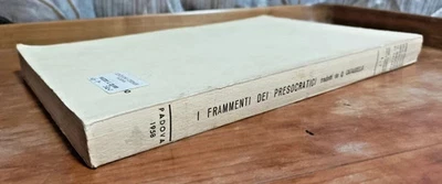I Frammenti Dei Presocratici Libro I I Sette Sapienti Orfeo Eraclito Parmenide - Immagine 1 di 2