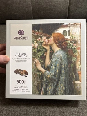 Rompecabezas de madera Wentworth, 500 piezas, EL ALMA DE LA ROSA, John Waterhouse Foto 1 de 4