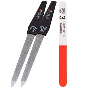 3 Swords Germany - Sapphire Metal Nail File Set 2 Pieces with 1 Piece 3-Way ... - Picture 1 of 6