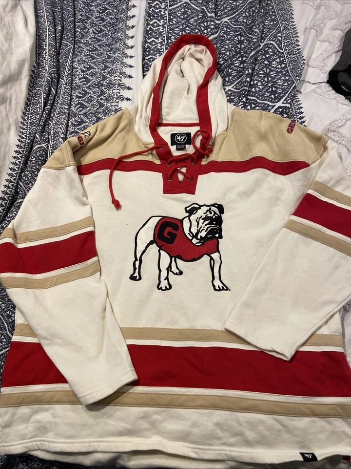 47 Brand Georgia Bulldogs Estilo Hockey Sudadera con Capucha Hombre’s XXL Foto 1 de 1