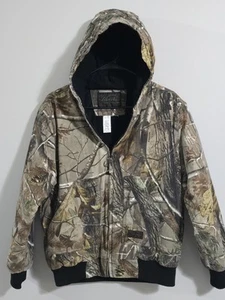 Y2K Liberty Real Tree Camouflage Lined Hunting Jacket Youth Size 10/12 - Picture 1 of 13