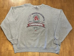 Vintage 2007 Boston Red Sox World Series Crewneck Sweatshirt 2XL - Picture 1 of 7