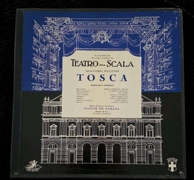 Teatro Alla Scala - Puccini TOSCA Maria Callas, Di Stefano, Gobbi Angel 2 LP SET - Image 1 of 4