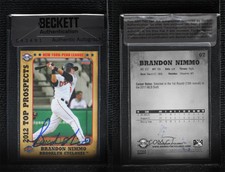 2012 Choice New York-Penn League Top Prospects Brandon Nimmo #07 Auto
