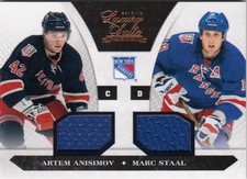 2010-11 Panini Luxury Suite Dual Jersey #89 - ARTEMI ANISIMOV & MARC STAAL /599
