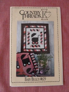 Country Threads “Baby Buggy #619 Baby Buggy and Baby Blocks Quilt Pattern - Picture 1 of 4