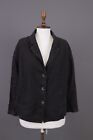 Barena Gray Linen Lightweight Long Sleeve Lagenlook Blazer Jacket Size 42