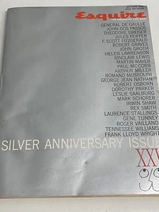 Vintage Esquire Magazine Oct 1958 Silver Anniversary - Picture 1 of 7