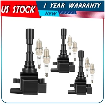3 For 3.5L V6 2003 2004 2005 2006 Kia Sorento Ignition Coil Spark Plug - Image 1 of 4