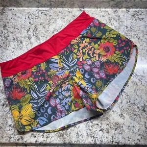 SHREDLY Mountainbike sportliche Trainingsshorts Damen Gr. XXL rot - Bild 1 von 4