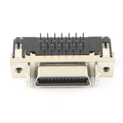 1Pcs SCSI Female 26 Pin MDR CN Type 26P Right Angle 90 Degree Connector Adapter - Image 1 of 4