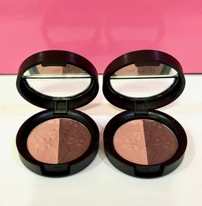 2 X Laura Geller Baked Impressions Eyeshadow Duo New- Fine Wines (pink/burgundy) - Picture 1 of 4