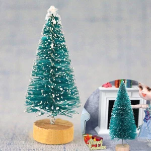 12pcs Mini Christmas Tree Ornament Small Artificial Pine Party New Year Decor - Imagen 1 de 14