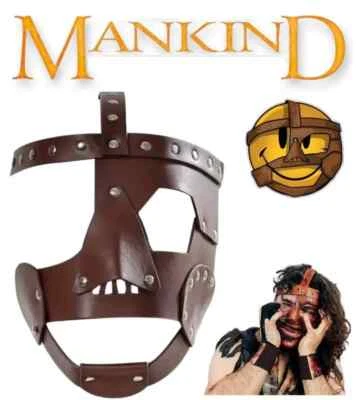 Mick Foley MANKIND Wrestling Mask Cactus Jack WWF ECW WWE WCW - Image 1 of 4