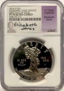 2016 NATIONAL PARKS Silver Dollar NGC PF70💥FLAWLESS QUALITY💥FIRST DAY OF ISSUE - Picture 1 of 5