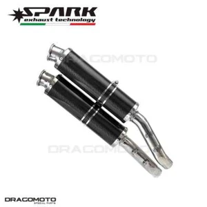 DUCATI MONSTER S2R 800 2004-2006 45 Exhaust SPARK ROUND Carbon 45 GDU0819COM - Picture 1 of 4