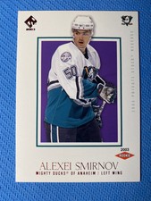 Alexei Smirnov 2002-03 Pacific Private Stock Reserve Red 33 /50 #153 Rookie RC