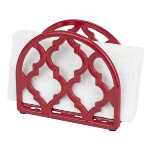 Lattice Collection Cast Iron Napkin Holder red - Picture 1 of 2