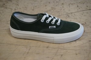 vans authentic dark green