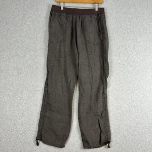 Pantalone Toad & Co Lina donna marrone medio pull on coulisse arricciato caviglia casual - Foto 1 di 11