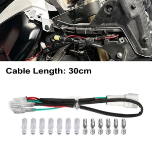 3 Pins Auxiliary Plug Connector Socket Cable For YAMAHA Tenere XTZ700 2019-2025 - Picture 1 of 22