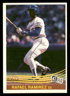 Rafael Ramirez 1984 Donruss  Card #589 Atlanta Braves - Image 1 of 2