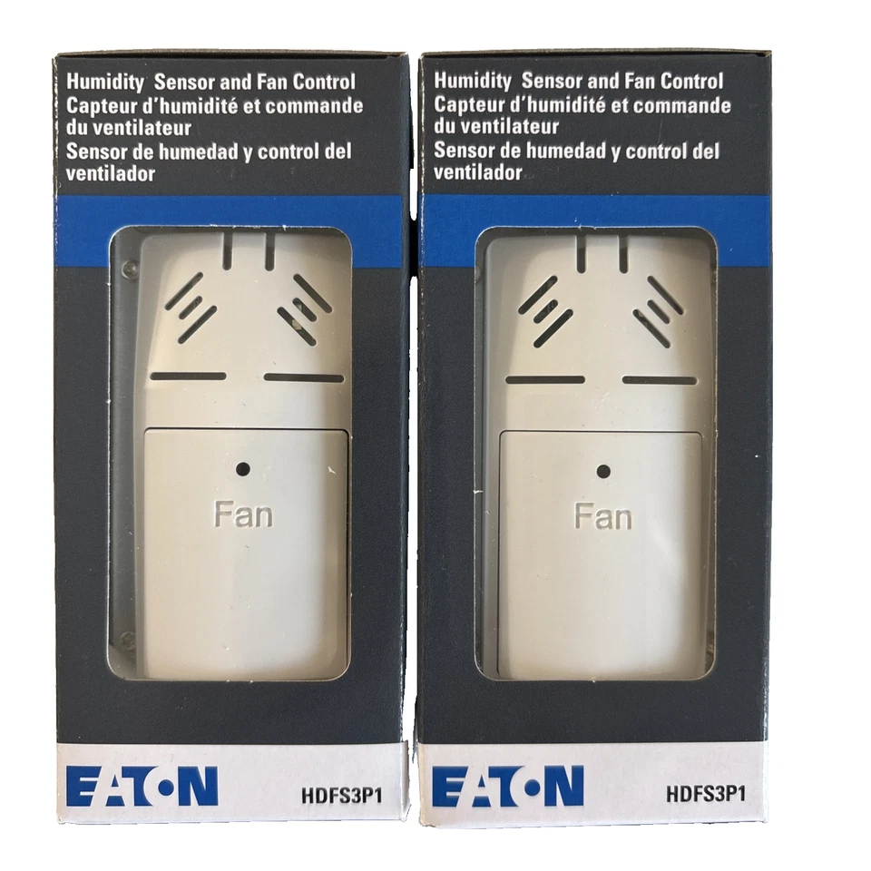 Eaton HDFS3P1-W-L Humidity Sensor and Fan Control 15A 120V