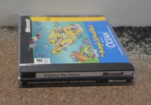 Vintage Microsoft CD-ROM--Magic School Bus--Solar System, Earth, Animals - Picture 1 of 4