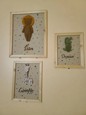 Decoración Pared Guardería Bebé 3 Piezas Foto 1 de 4