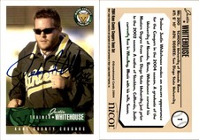 Justin Whitehouse Signed 2004 Grandstand Kane County Cougars Auto