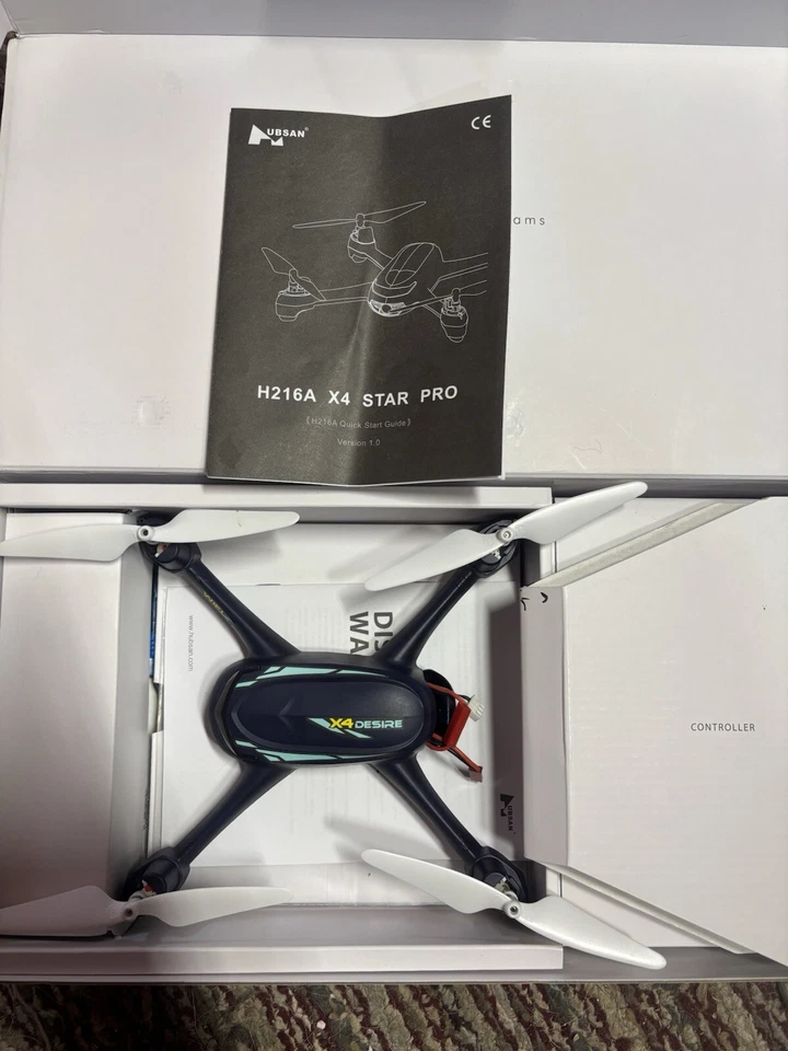 H216a X4 Desire Pro Waypoints,follow, One Battery Used Once  - Image 1 of 4