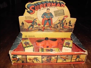 VINTAGE SUPERMAN ACME CINE VUE STORE DISPLAY SELTEN JUSTICE LEAGUE OF AMERICA 1948 - Bild 1 von 12