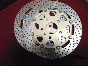 NEW ISR 220 MM Semi Floating Brake Rotors Confederate Motorcycle Hellcat (L&R) - Picture 1 of 4