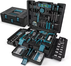 379-PCs Home Tool Kit - Portable Complete Household and Auto Repair Tool Set - Picture 1 of 7