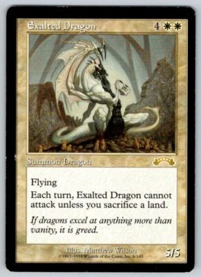 1998 Exodus Exalted Dragon1 Rare #6 - Image 1 of 2