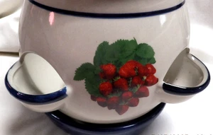 Strawberry Planter Pot So Pretty! Mother Hen Also Garden Porch Decor - Picture 1 of 11