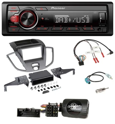 Pioneer MP3 1DIN DAB USB Lenkrad Autoradio für Ford Transit V363 15-18 ohne Disp - Bild 1 von 4