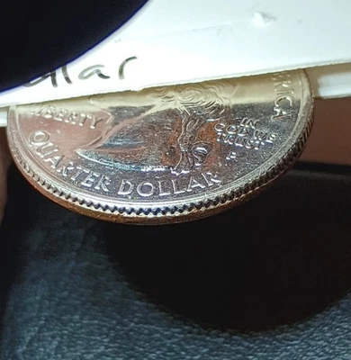 2008 P Alaska State Quarter With Partial Tilted Collar Error Extremely Rare - Image 1 of 4