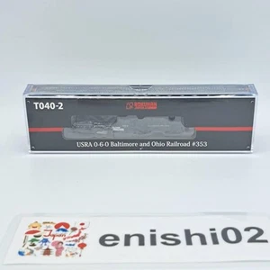 Rokuhan Z Gauge Z Shorty T040-2 USRA0-6-0 Baltimore and Ohio Railroad #353 model - Picture 1 of 24